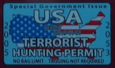 Terrorist Hunting Permit