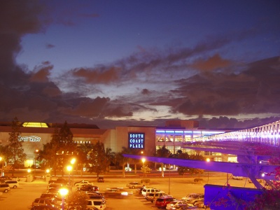 Crystal Court Twilight (October 13, 2006) Twilight sky above the South Coast Plaza annex