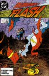 Flash v2 #25 Cover: Flash v2 #25: Tattered costume remains in huge crater