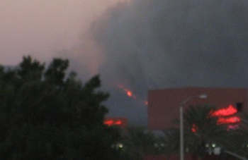 Hillside Flames