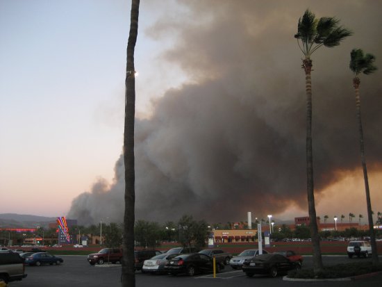 Column of smoke