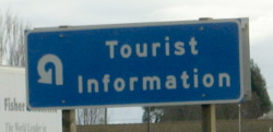 Tourist Information: Spin around in place.