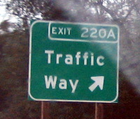 Traffic Way Exit 220A to Traffic Way