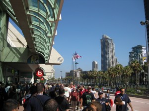 The line to get in