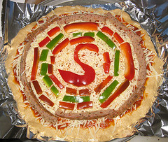 DHARMA Pizza: The Swan (pre-baking)